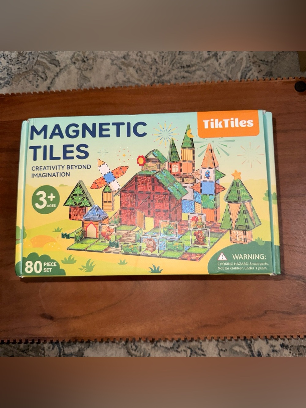 Magnetic Building Tiles Playset for Kids